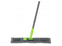 Швабра для пола Рыжий кот 120см телескопическая с насадкой из микрофибры MopM3 серый (1/12)