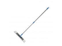 Швабра для пола Рыжий кот BRILLIANCE 120см телескопическая с насадкой из микрофибры (1/10)