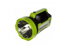 Фонарь туристический Космос 9110 Premium 10W от аккум IP33 1USB 3 режима черный зеленый (1/8)