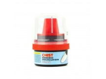 Крем-блеск для обуви CHIST 60мл с губкой белый (1/12/48)