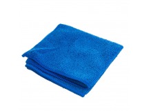 Салфетка Рыжий кот M-01 30х30см микрофибра синий (1/40/200)