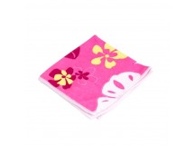 Салфетка Рыжий кот M-03 30х30см микрофибра розовый (1/40/200)