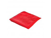 Салфетка Рыжий кот М-02Есо 25х25см микрофибра  красный (1/40/200)