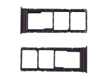 Держатель SIM для Infinix Smart 10 (X6725) Черный