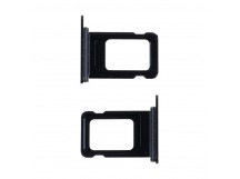 Держатель SIM для iPhone 16e (1 Sim) (A3408/A3409/A3410/A3212) Черный