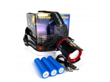 Налобный Светодиодный фонарь CT012-3Q PM10-TG (S1329)