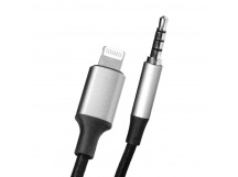 Аудио Адаптер UGETUS UG05 Lightning - 3.5mm AUX (черный)
