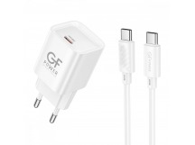 Сетевое З/У GFPower S72P-TT Type-C 20W QC3.0 с кабелем Type-C белый (1/30/180)