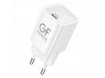 Сетевое З/У GFPower S74P Type-C 30W QC3.0 белый (1/30/180)