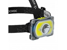 Фонарь налобный Космос 507Lit 3WXPELED+5WCOBLED от аккум IP54 4 режима черный (1/25/100)