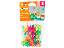 Декоративные пики Paterra "КАРТЫ" 90 мм 35шт в упаковке (1/100)