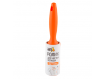 Ролик для чистки одежды Рыжий кот 50сл. оранжевый (1/16)