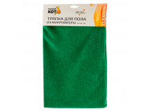 Тряпка для пола Рыжий кот M-02F-XXL 80х100см микрофибра зеленый (1/10/40)