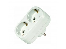 Разветвитель Makel 2р.С/З белый 10031 (1/20)