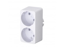 Разветвитель Фотон АМ 6-2 2р.Б/З 6A белый (1/20/120)