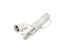 Удлинитель Makel 1р.Б/З 5.0м белый 10008 (1/18)