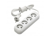 Удлинитель Makel 4р.Б/З 10A 2.0м 2x0.75мм² IP20 белый MGP142 (1/12)