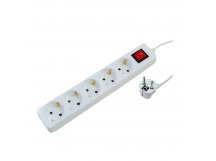 Удлинитель Прогресс Standard 5р.С/З 10A 7.0м с выкл. 3x1мм² белый (1/20)
