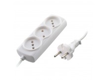 Удлинитель Старт 3р.Б/З 6A 1.5м ШВВП 2x0.75мм² белый (1/15)