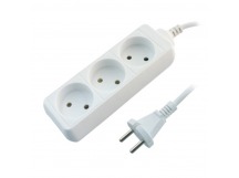 Удлинитель Старт S 3р.Б/З 10A 1.5м белый (1/20)