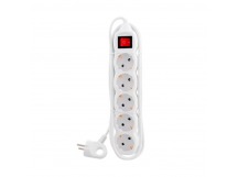 Удлинитель Старт S 5р.С/З 10A 3.0м с выкл. ПВС 3x0.75мм² белый (1/20)