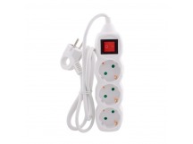 Удлинитель Старт ZDV S 3р.С/З 10A 1.5м с выкл. ПВС 3x0.75мм² белый (1/20)