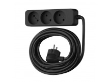 Удлинитель Фотон 10-103 3р.Б/З 10A 10.0м ПВС 2x0.75мм² черный (1/10)