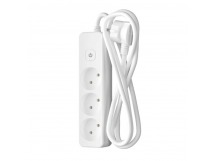 Удлинитель Фотон 10-23S 3р.Б/З 10A 2.0м с выкл. ПВС 2x0.75мм² белый (1/20)