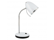 Светильник настольный Camelion KD-308 40W 230V E27 на основании 1.7м белый (1/12)