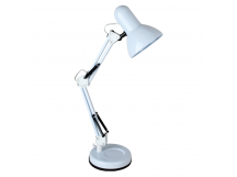 Светильник настольный Camelion KD-313 60W 230V E27 на основании белый (1/6)