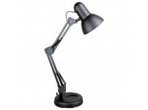 Светильник настольный Camelion KD-313 60W 230V E27 на основании черный (1/6)