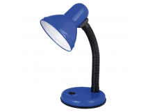 Светильник настольный Ultraflash UF-301P 60W 230V E27 на основании синий (1/32)