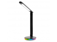 Светильник настольный Ultraflash UF-822 7W 230V на основании 3 цв. RGB черный