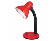 Светильник настольный Ultraflash UF-301 60W 230V E27 на основании красный (1/20)