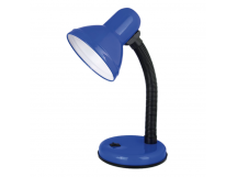 Светильник настольный Ultraflash UF-301 60W 230V E27 на основании синий (1/20)