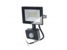 Прожектор светодиодный Ultraflash LFL-2002S C02 20W 230V IP65 6500К холодный черный (1/40)