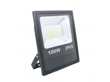 Прожектор светодиодный Космос Super-Slim 100W 230V IP65 6500К холодный черный (1/10)