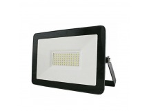 Прожектор светодиодный Космос Super-Slim 70W 230V IP65 6500К холодный черный (1/20)