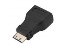 Переходник GoPower HDMI (f)-miniHDMI (m) ver.1.4 черный Premium Zip-Lock c подвесом (1/500)