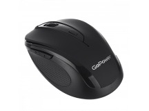 Мышь беспроводная GoPower GPM03 классическая USB бесшумная Soft-Touch черный (1/100)
