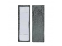 Насадка для швабры Рыжий кот Mop Click микрофибра 44х14.5см с карманами серый (1/15/90)