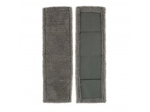 Насадка для швабры Рыжий кот MopM3-HС микрофибра 44х14см с карманами серый (1/5/150)