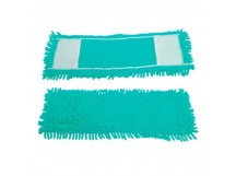 Насадка для швабры Рыжий кот MopM4-H «Лапша» микрофибра 44х14см с карманами бирюзовый (1/5/100)