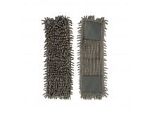 Насадка для швабры Рыжий кот MopM4-HС «Лапша» микрофибра 44х14см с карманами серый (1/5/100)