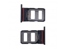 Держатель SIM для Tecno Spark 40 Pro+ (KM7) Черный