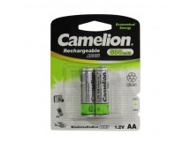 Аккумулятор бытовой Camelion HR6 AA BL2 NI-CD 600mAh  (2/24/480)