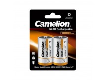 Аккумулятор бытовой Camelion R20 D BL2 NI-MH 10000mAh  (2/12/96)