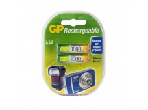 Аккумулятор бытовой GP HR03 AAA BL2 NI-MH 1000mAh в пластиковой упаковке клемшел (2/20/200)