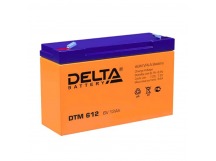 Аккумулятор свинцово-кислотный Delta DTM 612 6V 12Ah (1/10)