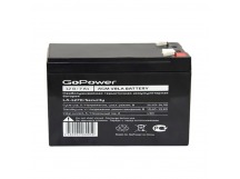 Аккумулятор свинцово-кислотный GoPower LA-1270/security 12V 7Ah клеммы T2/ F2 в картонной упаковке